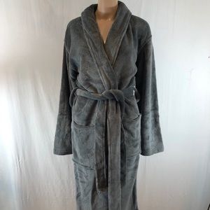 Port Authority women’s Robe Sz S M Gray Fleece